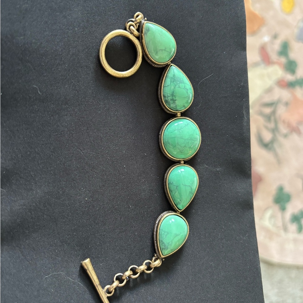 Lucky Brand Turquoise Teardrop Bracelet
